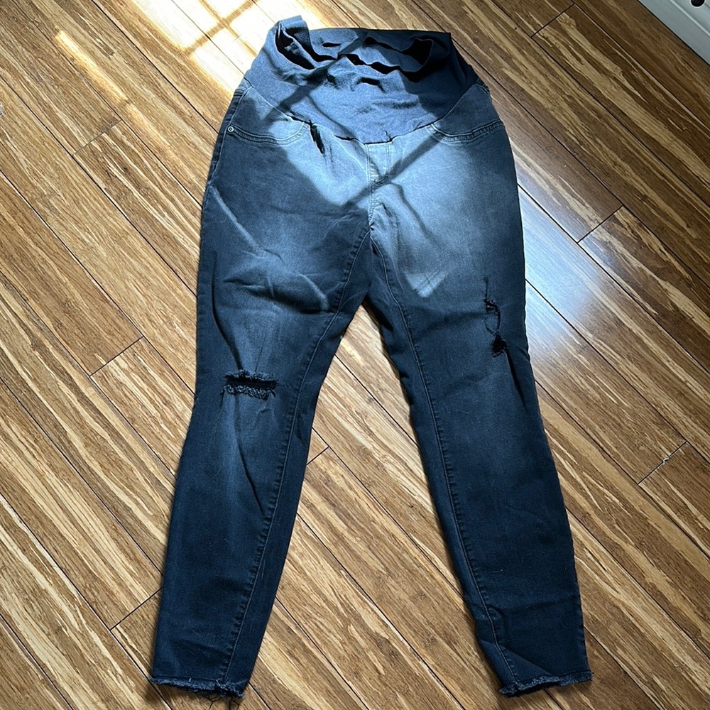 Sonoma Black Skinny Jeans Full-Length Tapered Fit